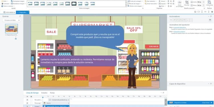 Simulación de conversación con Storyline 3